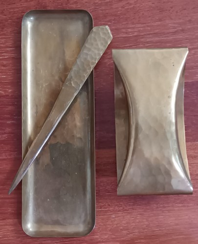 Messing-Schreibtischset