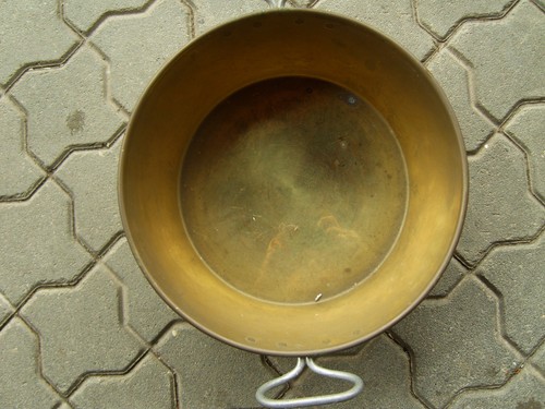 Alte messingschüssel mit - alte,