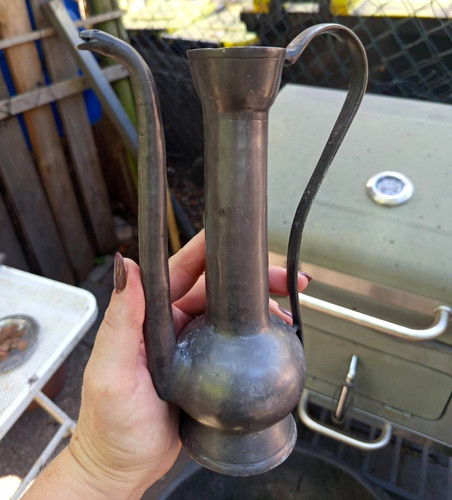 Messing kanne krug mit henkel - messing,