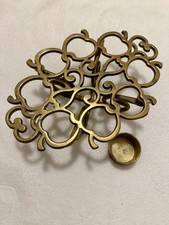 Antikes Messing Stövchen mit