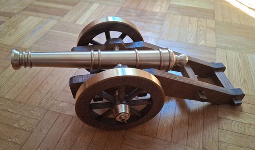 Deko kanone geschütz holz - kanone,