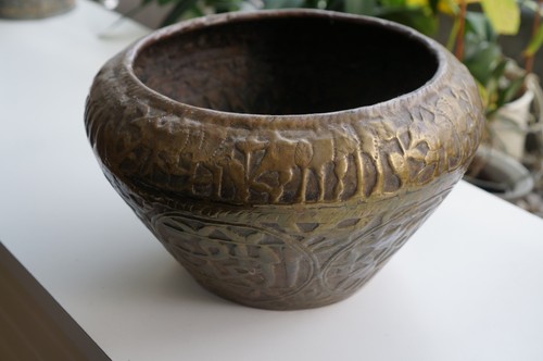 Vintage messing jardiniere - vintage,