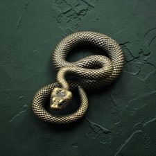 Sammelfigur Messing Statue