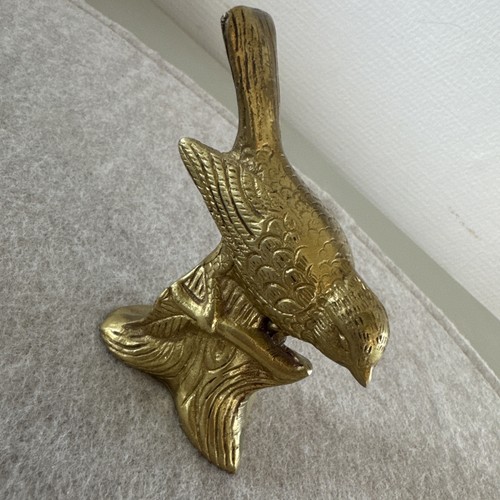 Massive messing figur vogel - massive,
