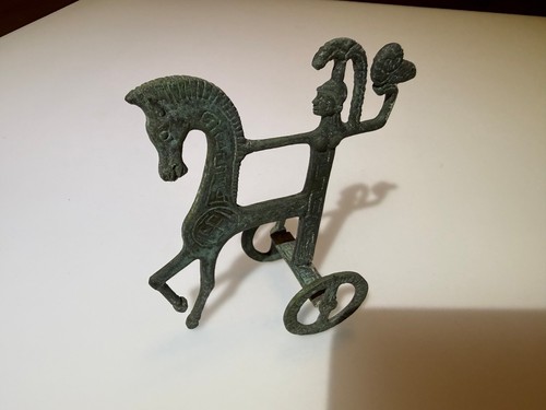 Etrusker pferd und wagen - und, antik