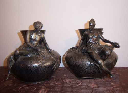 Antike vasen jugendstil - jugendstil, /