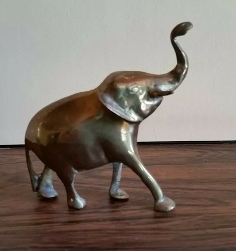 Kleiner elefant aus messing - kleiner,