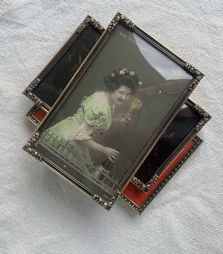 Jugendstil messing metall - 3,