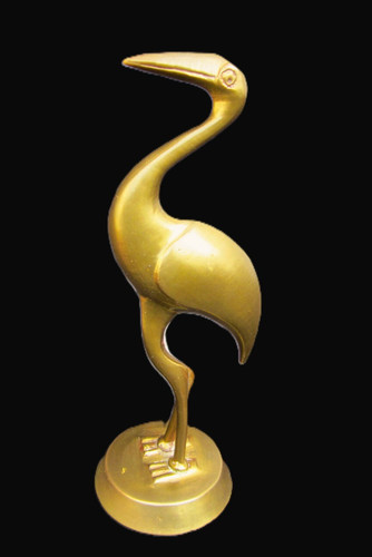 Storch messing figur - figur, alt