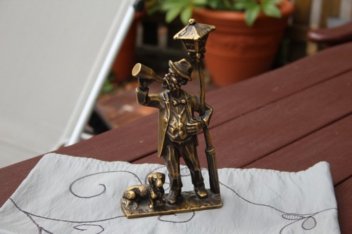 Vintage messing figur - messing, figur: