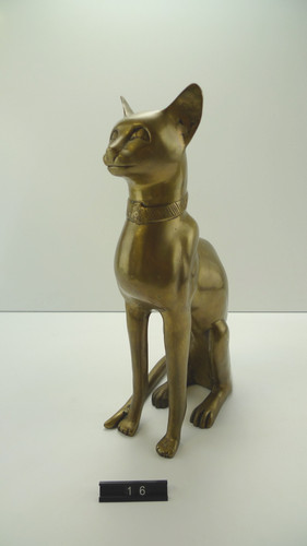 Massive messing katze - massive, skulptur
