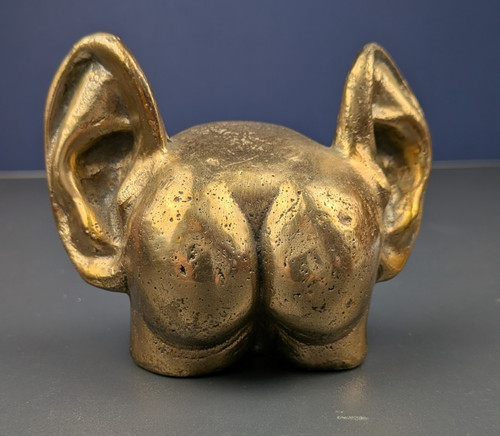 Bronze messing figur - bronze, „arsch