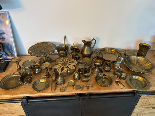 Messing sammlung konvolut - messing,