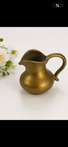 Altes messing kännchen mit - altes,