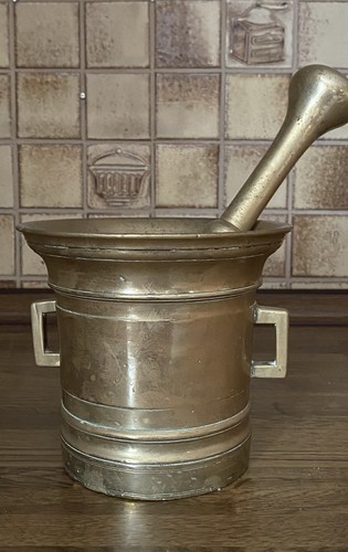 Antiker apothekermörser mit - antiker,