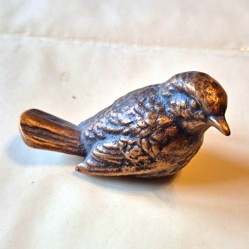 Messing vogel figur - messing,