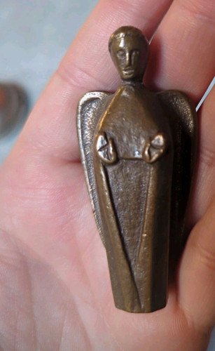Massiv bronze engel skulptur - engel,