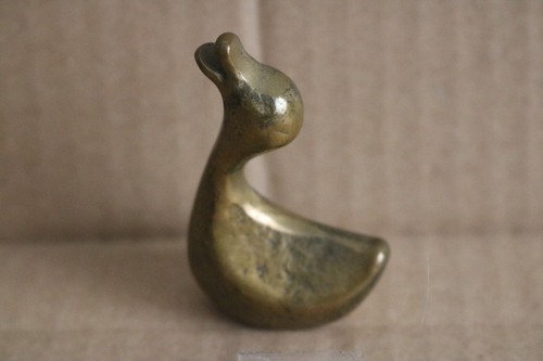 Ente messing messingfigur - messing,