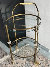 Teewagen antik, Messing